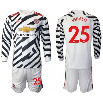 2021 Men Manchester united away long sleeve 25 soccer jerseys