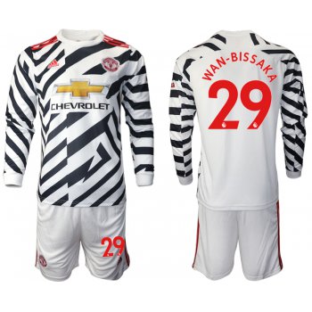 2021 Men Manchester united away long sleeve 29 soccer jerseys