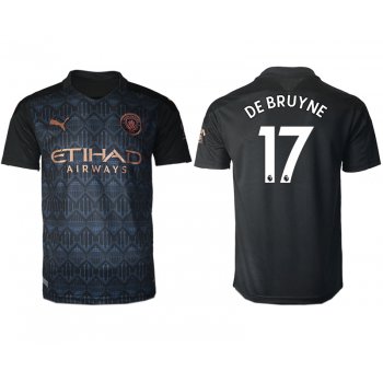 Men 2020-2021 club Manchester City away aaa version 17 black Soccer Jerseys