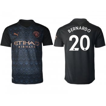 Men 2020-2021 club Manchester City away aaa version 20 black Soccer Jerseys