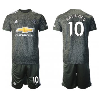 Men 2020-2021 club Manchester United away 10 black Soccer Jerseys1