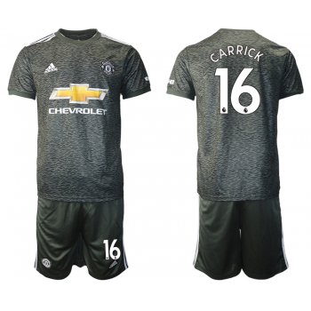 Men 2020-2021 club Manchester United away 16 black Soccer Jerseys