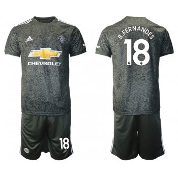 Men 2020-2021 club Manchester United away 18 black Soccer Jerseys