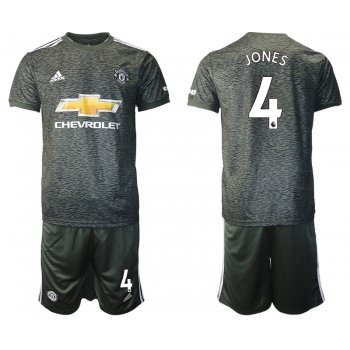 Men 2020-2021 club Manchester United away 4 black Soccer Jerseys