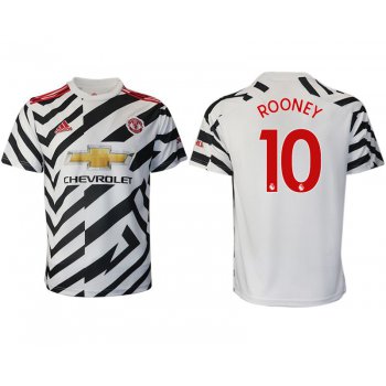 Men 2020-2021 club Manchester United away aaa version 10 white Soccer Jerseys