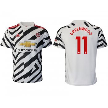 Men 2020-2021 club Manchester United away aaa version 11 white Soccer Jerseys