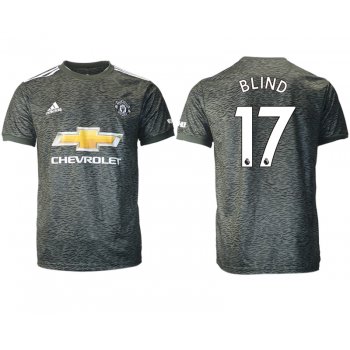 Men 2020-2021 club Manchester United away aaa version 17 black Soccer Jerseys