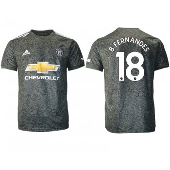 Men 2020-2021 club Manchester United away aaa version 18 black Soccer Jerseys