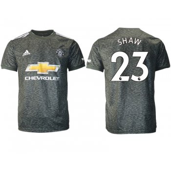 Men 2020-2021 club Manchester United away aaa version 23 black Soccer Jerseys