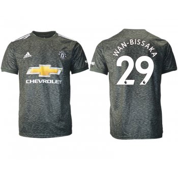 Men 2020-2021 club Manchester United away aaa version 29 black Soccer Jerseys