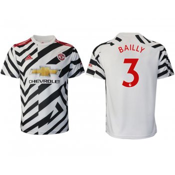 Men 2020-2021 club Manchester United away aaa version 3 white Soccer Jerseys