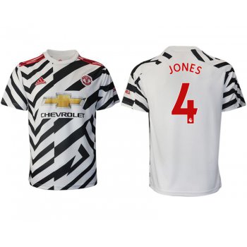 Men 2020-2021 club Manchester United away aaa version 4 white Soccer Jerseys