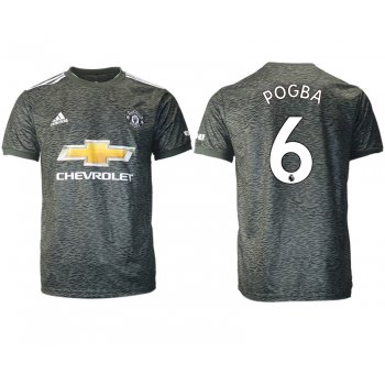 Men 2020-2021 club Manchester United away aaa version 6 black Soccer Jerseys