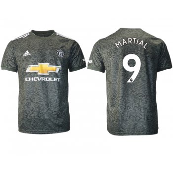 Men 2020-2021 club Manchester United away aaa version 9 black Soccer Jerseys