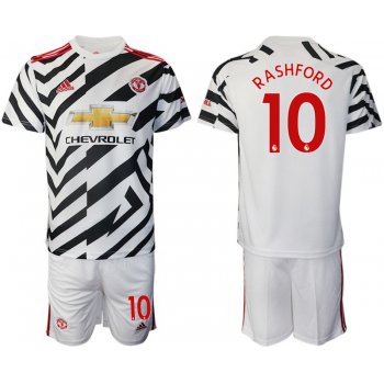 Men 2020-2021 club Manchester united away 10 white Soccer Jerseys1