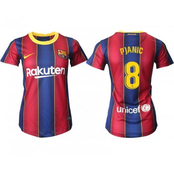 Women 2020-2021 Barcelona home aaa version 8 red Soccer Jerseys