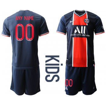 Youth 2020-2021 club Paris St German home customized blue Soccer Jerseys