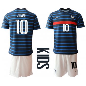 2021 France home Youth 10. soccer jerseys