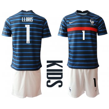 2021 France home Youth 1 soccer jerseys