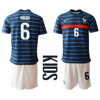 2021 France home Youth 6 soccer jerseys