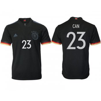 Men 2020-2021 European Cup Germany away aaa version black 23 Adidas Soccer Jersey