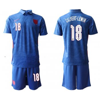 Men 2020-2021 European Cup England away blue 18 Nike Soccer Jersey