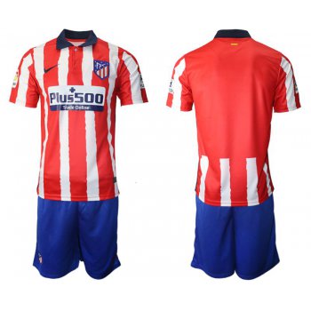 Men 2020-2021 club Atletico Madrid home red Soccer Jerseys