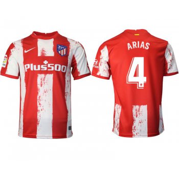 Men 2021-2022 Club Atletico Madrid home aaa version red 4 Nike Soccer Jersey