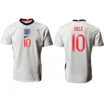 Men 2021 Europe England home AAA version 10 white soccer jerseys