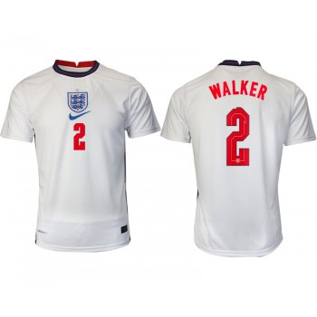 Men 2021 Europe England home AAA version 2 soccer jerseys