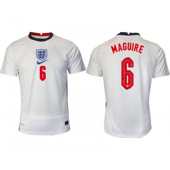 Men 2021 Europe England home AAA version 6 soccer jerseys