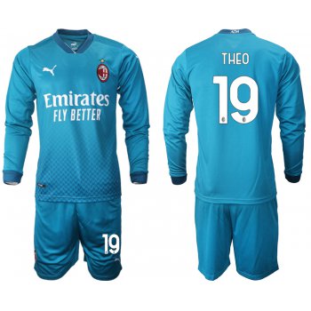 2021 Men AC milan away long sleeve 19 soccer jerseys