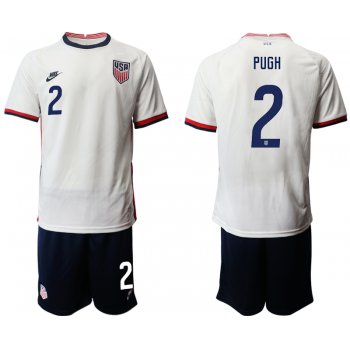 Men 2020-2021 Season National team United States home white 2 Soccer Jersey