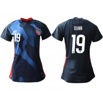 Women 2020-2021 Season National Team America away aaa 19 blue Soccer Jerseys