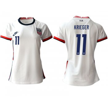 Women 2020-2021 Season National Team America home aaa 11 white Soccer Jerseys