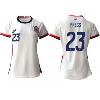 Women 2020-2021 Season National Team America home aaa 23 white Soccer Jerseys