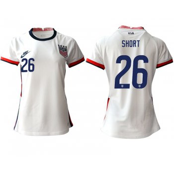 Women 2020-2021 Season National Team America home aaa 26 white Soccer Jerseys