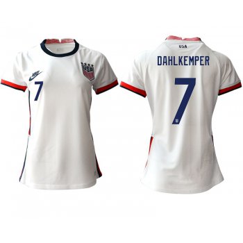 Women 2020-2021 Season National Team America home aaa 7 white Soccer Jerseys