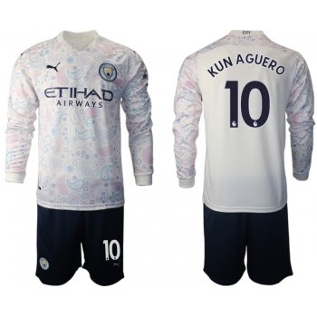 2021 Men Manchester city away long sleeve 10 soccer jerseys