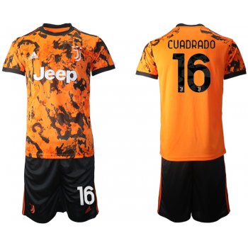 Men 2020-2021 club Juventus Second away 16 orange Soccer Jerseys