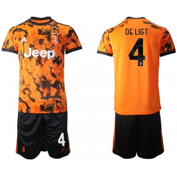 Men 2020-2021 club Juventus Second away 4 orange Soccer Jerseys