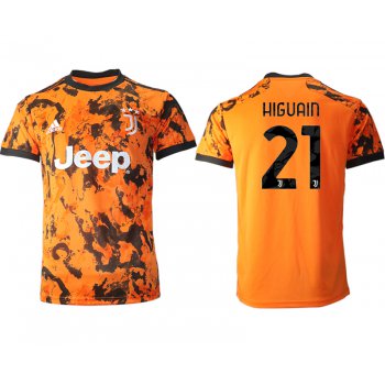 Men 2020-2021 club Juventus Second away aaa version 21 orange Soccer Jerseys