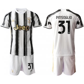 Men 2020-2021 club Juventus home 31 white black Soccer Jerseys