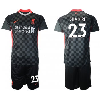 Men 2020-2021 club Liverpool Second away 23 black Soccer Jerseys