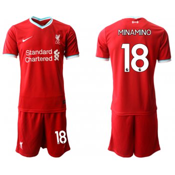 Men 2020-2021 club Liverpool home 18 red Soccer Jerseys