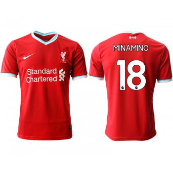 Men 2020-2021 club Liverpool home aaa version 18 red Soccer Jerseys