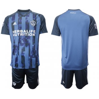 Men 2020-2021 club Los Angeles Galaxy away blank blue Soccer Jerseys