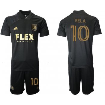 Men 2021-2022 Club Los Angeles FC home black 10 Adidas Soccer Jersey