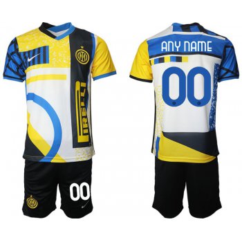 Men 2020-2021 Club Inter Milan Third away black customized Nike Soccer Jersey