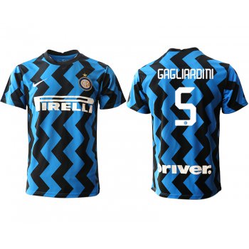 Men 2020-2021 club Inter Milan home aaa versio 5 blue Soccer Jerseys